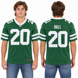 Custom Breece Hall New York Jets Fan Inspired Game Jersey - Legacy White