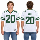 Custom Breece Hall New York Jets Fan Inspired Game Jersey - Legacy White