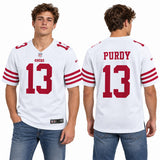 Custom Brock Purdy San Francisco 49ers Fan Inspired Game Player Jersey - White