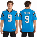Custom Bryce Young Carolina Panthers Fan Inspired Alternate Game Jersey - Blue