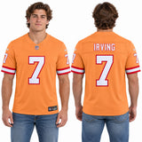 Custom Bucky Irving Tampa Bay Buccaneers Fan Inspired Alternate Premium F.U.S.E. Stitched Premium Limited Jersey - Creamsicle