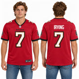Custom Bucky Irving Tampa Bay Buccaneers Fan Inspired Game Jersey - Red