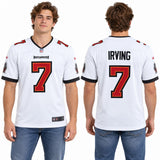 Custom Bucky Irving Tampa Bay Buccaneers Fan Inspired Game Jersey - Red