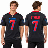 Custom C.J. Stroud Houston Texans Fan Inspired 2nd Alternate Game Jersey - Navy