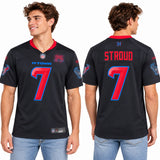 Custom C.J. Stroud Houston Texans Fan Inspired Alternate 2 25th Season Game Jersey - Navy