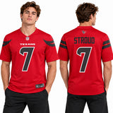 Custom C.J. Stroud Houston Texans Fan Inspired Game Jersey - Navy