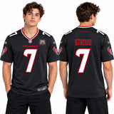 Custom C.J. Stroud Houston Texans Fan Inspired Alternate 25th Season Game Jersey - Red