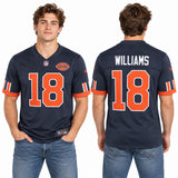 Custom Caleb Williams Chicago Bears Fan Inspired 2026 Rivalry Style Stitched Premium Limited Jersey - Navy