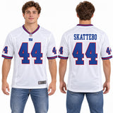 Custom Cam Skattebo New York Giants Fan Inspired Alternate Vintage White Game Jersey - White