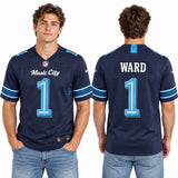 Custom Cameron Ward Tennessee Titans Fan Inspired 2026 Rivalries Collection Game Jersey - Navy