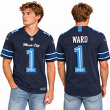 Custom Cameron Ward Tennessee Titans Fan Inspired 2026 Rivalries Collection Stitched Premium Limited Jersey - Navy