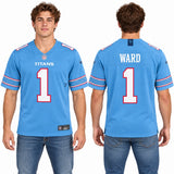 Custom Cameron Ward Tennessee Titans Fan Inspired Game Jersey - White