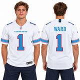 Custom Cameron Ward Tennessee Titans Fan Inspired Game Jersey - White