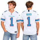 Custom Cameron Ward Tennessee Titans Fan Inspired Team Premium F.U.S.E. Stitched Premium Limited Jersey - Light Blue