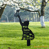 Custom Cat Memorial Stake - Cat Grave Marker - Cat Memorial Gifts - Cat Memorial Plaque with Stake | GearViral