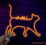 Custom Cat Name Neon Sign Cat Neon Sign Personalized Neon sign Cat Decor Kids Room Decor Gift For Kids Birthday Party