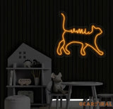 Custom Cat Name Neon Sign Cat Neon Sign Personalized Neon sign Cat Decor Kids Room Decor Gift For Kids Birthday Party