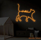Custom Cat Name Neon Sign Cat Neon Sign Personalized Neon sign Cat Decor Kids Room Decor Gift For Kids Birthday Party