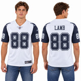 Custom CeeDee Lamb Dallas Cowboys Fan Inspired 2nd Alternate Premium Limited Jersey - White