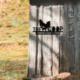Custom Chicken Coop Sign Personalized Hen House Sign Metal Chicken Coop Sign Our Little Coop Sign Metal Sign Farmer Gift