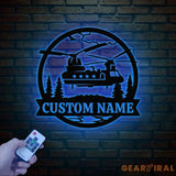 Custom Chinook Helicopter Metal Sign Personalized Military Aviation Wall Art Custom Name Metal Wall Art Helicopter