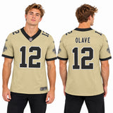 Custom Chris Olave New Orleans Saints Fan Inspired Premium F.U.S.E. Premium Limited Jersey - Black