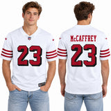 Custom Christian McCaffrey San Francisco 49ers Fan Inspired Premium F.U.S.E. 2nd Alternate Premium Limited Jersey - White