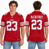 Custom Christian McCaffrey San Francisco 49ers Fan Inspired Premium F.U.S.E. 2nd Alternate Premium Limited Jersey - White