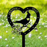 Custom Cockatiel Bird Memorial Metal Stake - Bird Loss Memorial Stake - Pet Plaque Bird Lover - Cemetery Stake