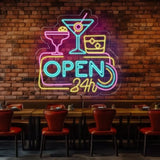 Custom Cooktail Neon Bar Sign Personalized Bar Club Neon Signs Neon Sign Home Bar Decor Bar Decoration Neon Lights Bar