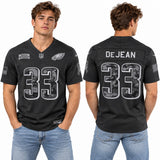 Custom Cooper DeJean Philadelphia Eagles Fan Inspired 2026 Salute to Service Stitched Premium Limited Jersey - Black