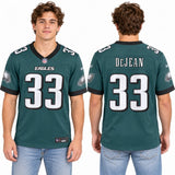 Custom Cooper DeJean Philadelphia Eagles Fan Inspired Team Game Jersey - Midnight Green