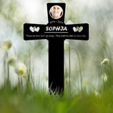 Custom Cross Photo Grave Marker Temporary Grave Marker With Photo Outdoor Memorial Plaque Sympathy Plaque Remembrance