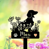 Custom Dachshund Memorial Stake Sign - Dachshund - Pet Grave Markers Sign - Pet Loss Gift | GearViral