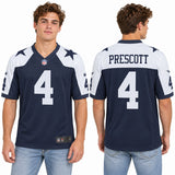 Custom Dak Prescott Dallas Cowboys Fan Inspired Alternate Game Team Jersey - Navy