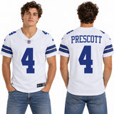 Custom Dak Prescott Dallas Cowboys Fan Inspired Premium Elite Player Jersey - White