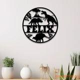 Custom Dinosaur Nursery Name Sign with Led Ligh Personalized T-Rex Sign Kids Room Decoration Dino Lover Gift For