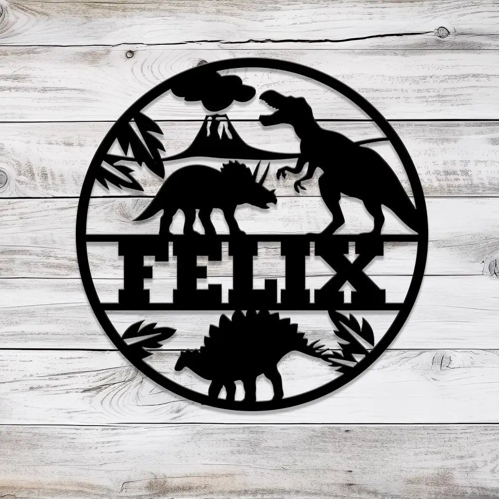 Custom Dinosaur Nursery Name Sign with Led Ligh Personalized T-Rex Sign Kids Room Decoration Dino Lover Gift For