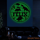 Custom Dinosaur Nursery Name Sign with Led Ligh Personalized T-Rex Sign Kids Room Decoration Dino Lover Gift For