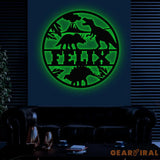 Custom Dinosaur Nursery Name Sign with Led Ligh Personalized T-Rex Sign Kids Room Decoration Dino Lover Gift For