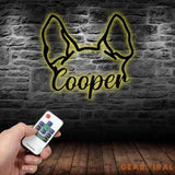 Custom Dog Ear Metal Sign Pet Loss Gift Dog Ear Art Personalized Gift Dog Ear Portrait Unique Gift Idea Pet Loss Gifts