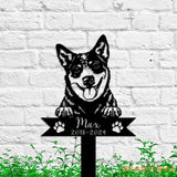 Custom Dog Memorial Metal Sign - Australian Cattle Dog Loss - Pet Grave Markers - Dog Lover | GearViral