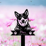 Custom Dog Memorial Metal Sign - Australian Cattle Dog Loss - Pet Grave Markers - Dog Lover | GearViral