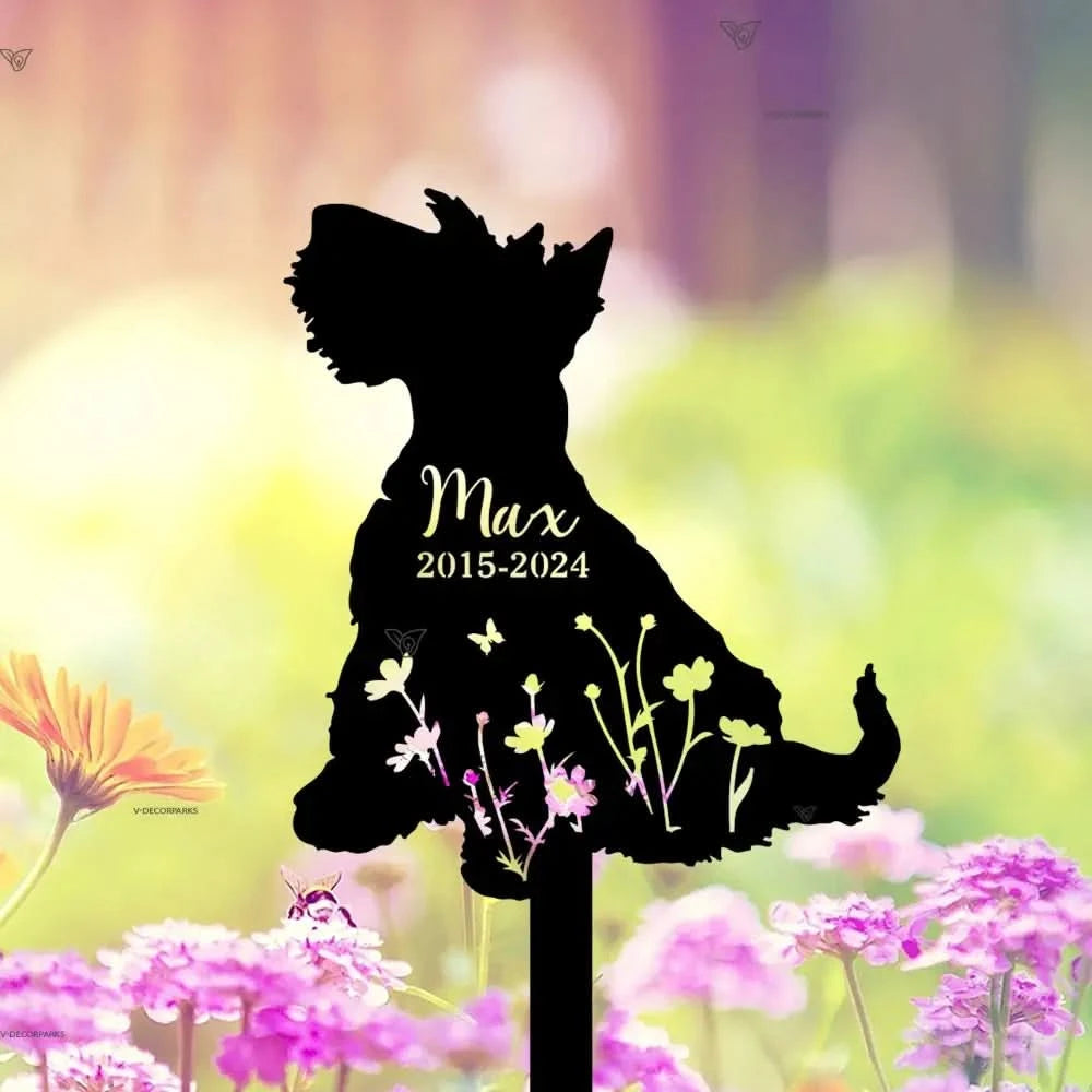 Custom Dog Memorial Metal Sign - Cairn Terrier Lover - Cairn Terrier Loss - Sympathy Gift | GearViral