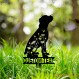 Custom Dog Memorial Stake - Boxer Stake - Boxer Dog Loss - Boxer Lover | GearViral