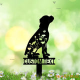 Custom Dog Memorial Stake - Boxer Stake - Boxer Dog Loss - Boxer Lover | GearViral