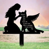 Custom Dog Memorial Stake Dog Grave Marker Every Dog Breed Metal Stake Personalized Dog Garden Sign Pet Loss Gift