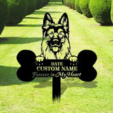 Custom Dog Memorial Stake Dog Grave Marker Every Dog Breed Metal Stake Personalized Dog Garden Sign Pet Loss Gift