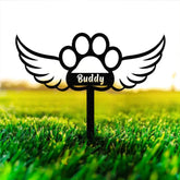 Custom Dog Memorial Stake,Metal Dog Garden Stake Sign Personalized Dog Name Yard Stake - Gearviral