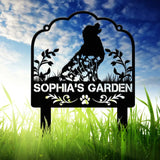 Custom Dog Memorial Stake - Personalized Pet Garden Sign Dog Grave Marker Pet Loss Gift Custom Dog Garden Sign